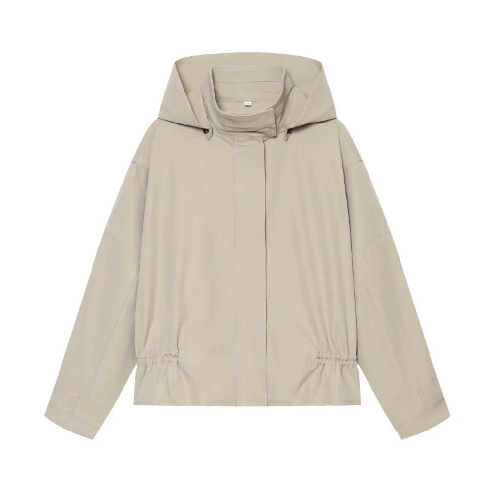 ZARA New Premium Solid Color Loose Casual Trench Coat